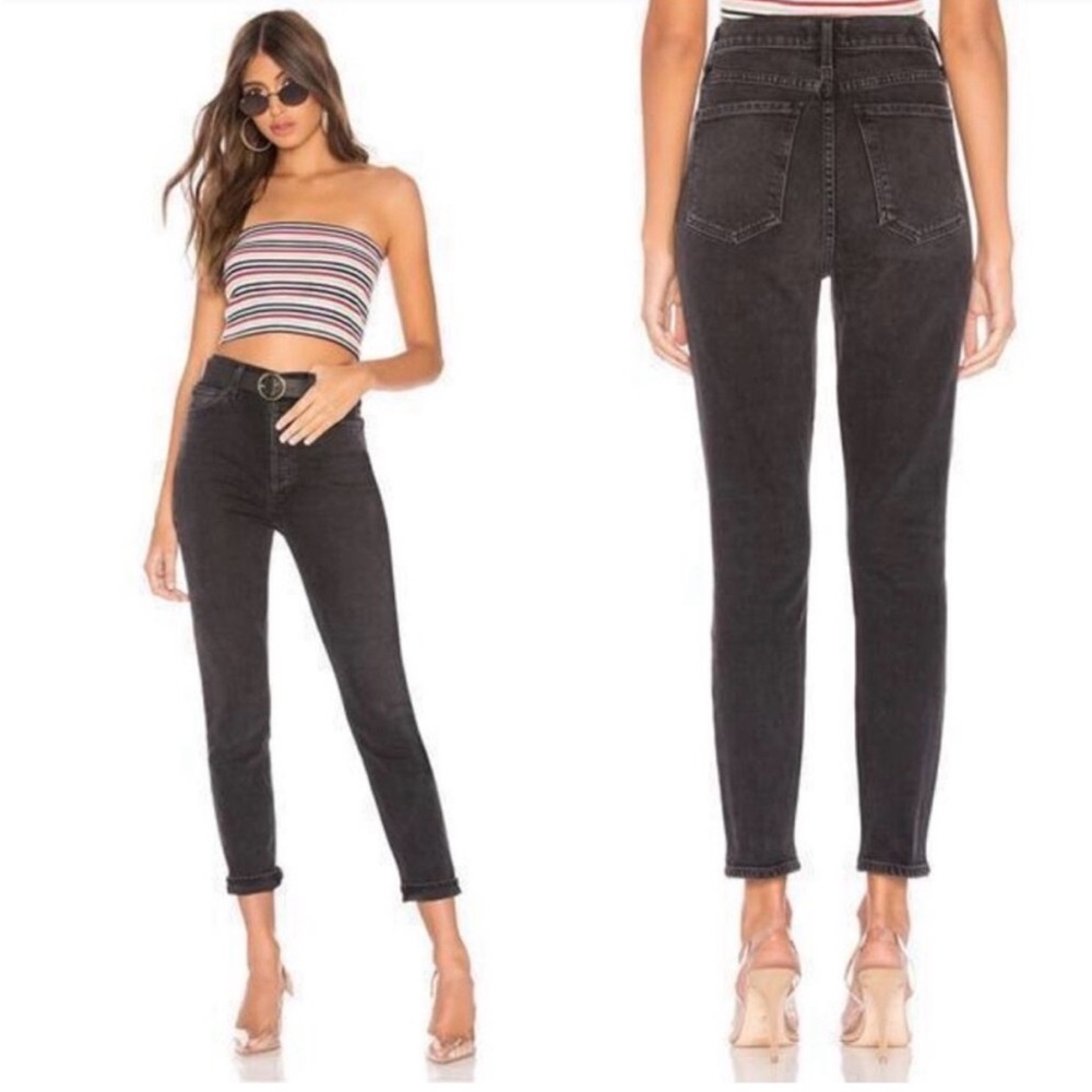 Agolde women’s Nico Black jeans size 26